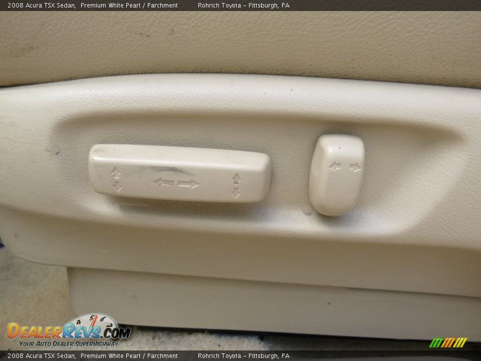 2008 Acura TSX Sedan Premium White Pearl / Parchment Photo #9