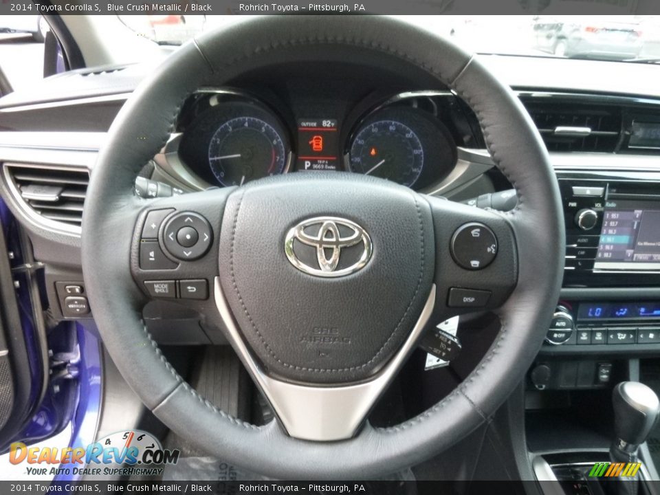 2014 Toyota Corolla S Blue Crush Metallic / Black Photo #18
