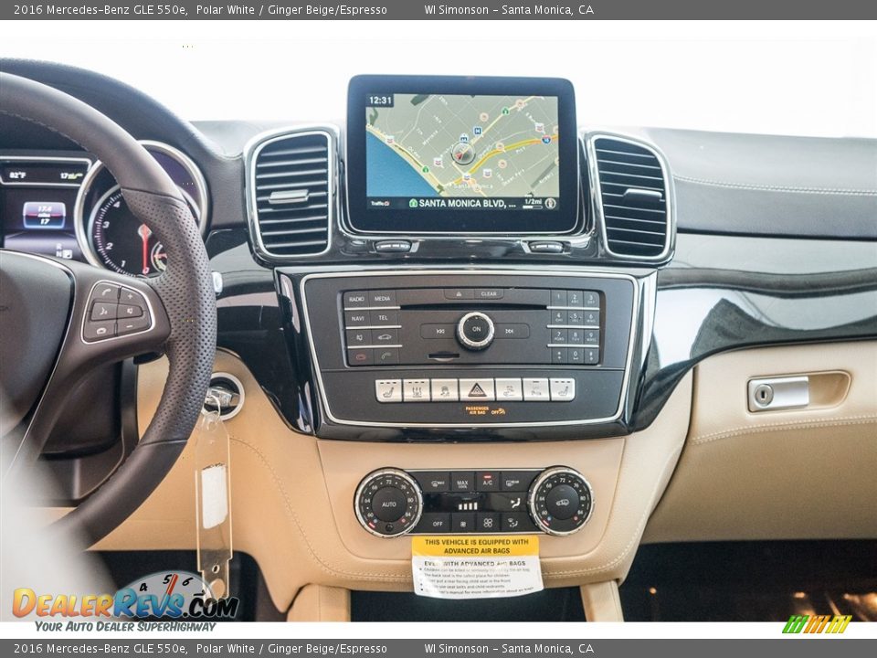 Controls of 2016 Mercedes-Benz GLE 550e Photo #8