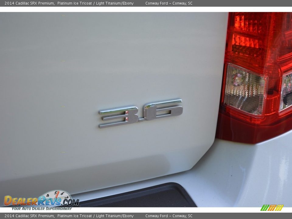 2014 Cadillac SRX Premium Platinum Ice Tricoat / Light Titanium/Ebony Photo #5
