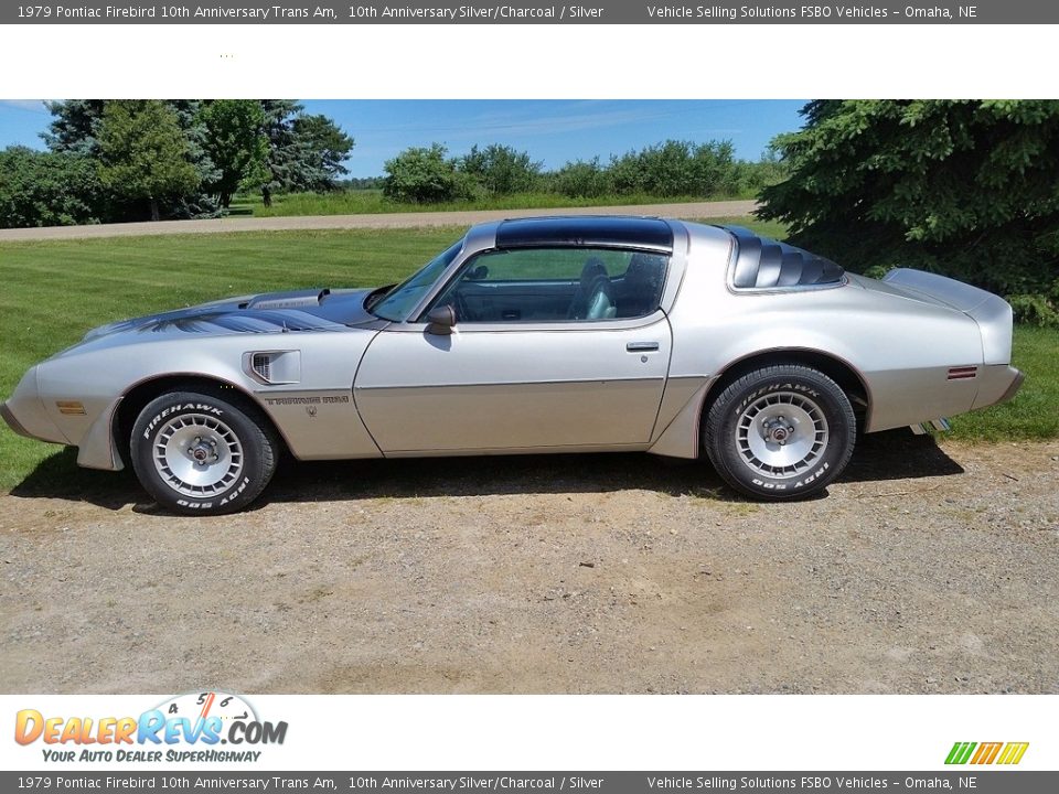 10th Anniversary Silver/Charcoal 1979 Pontiac Firebird 10th Anniversary Trans Am Photo #2