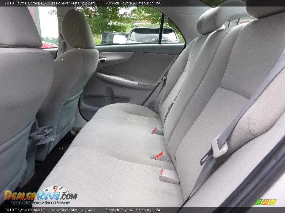 2010 Toyota Corolla LE Classic Silver Metallic / Ash Photo #6