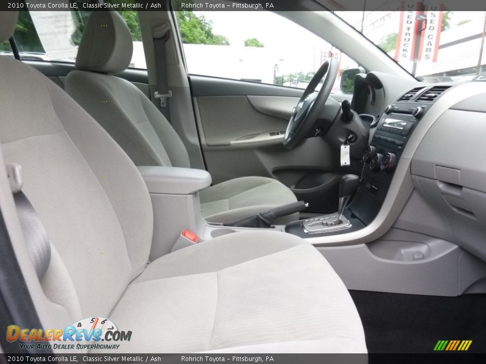 2010 Toyota Corolla LE Classic Silver Metallic / Ash Photo #12