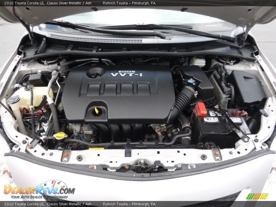 2010 Toyota Corolla LE Classic Silver Metallic / Ash Photo #16