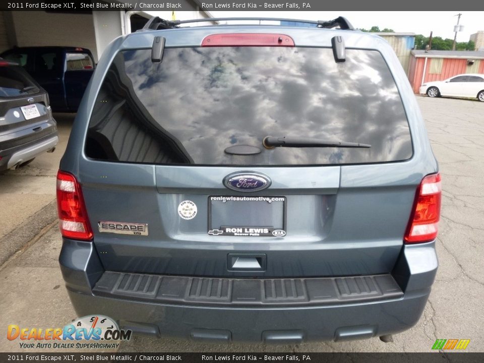 2011 Ford Escape XLT Steel Blue Metallic / Charcoal Black Photo #3