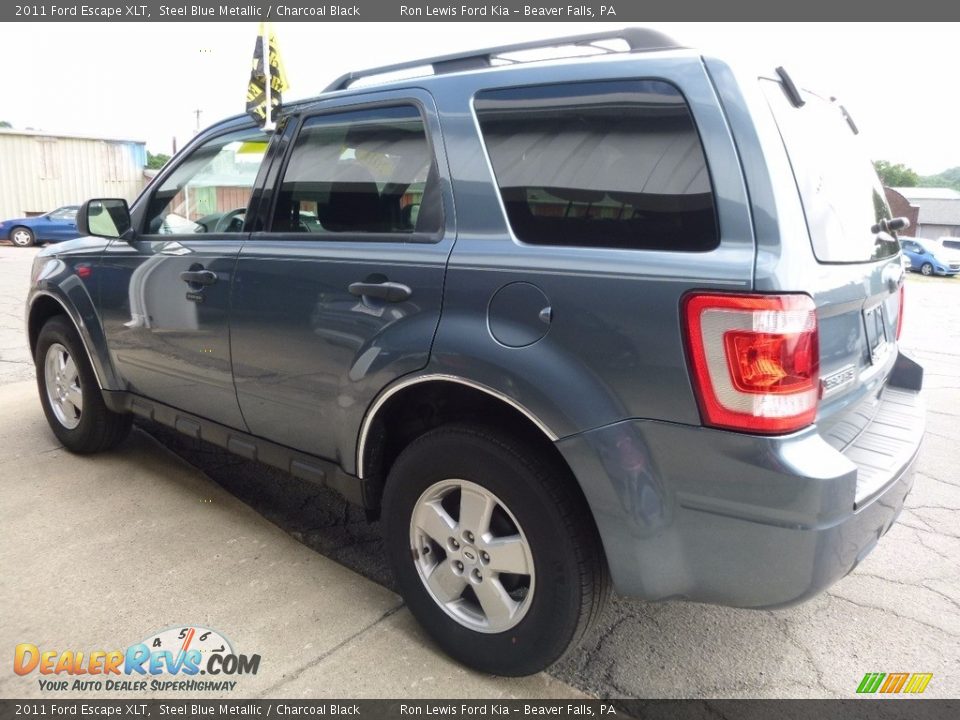 2011 Ford Escape XLT Steel Blue Metallic / Charcoal Black Photo #5