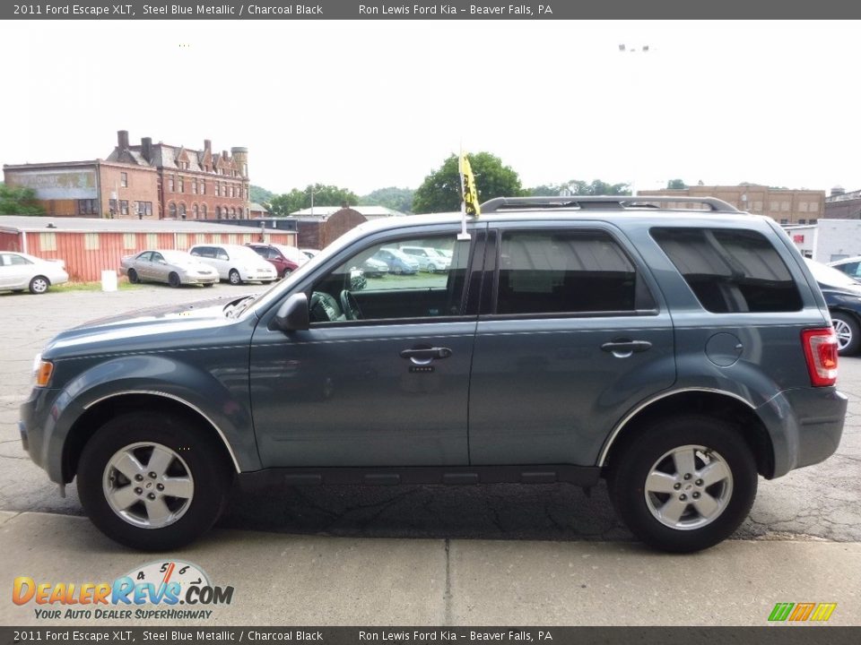 2011 Ford Escape XLT Steel Blue Metallic / Charcoal Black Photo #6