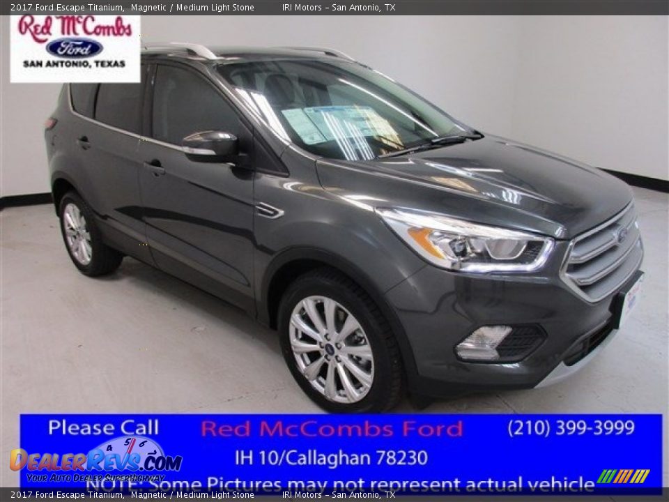 2017 Ford Escape Titanium Magnetic / Medium Light Stone Photo #1