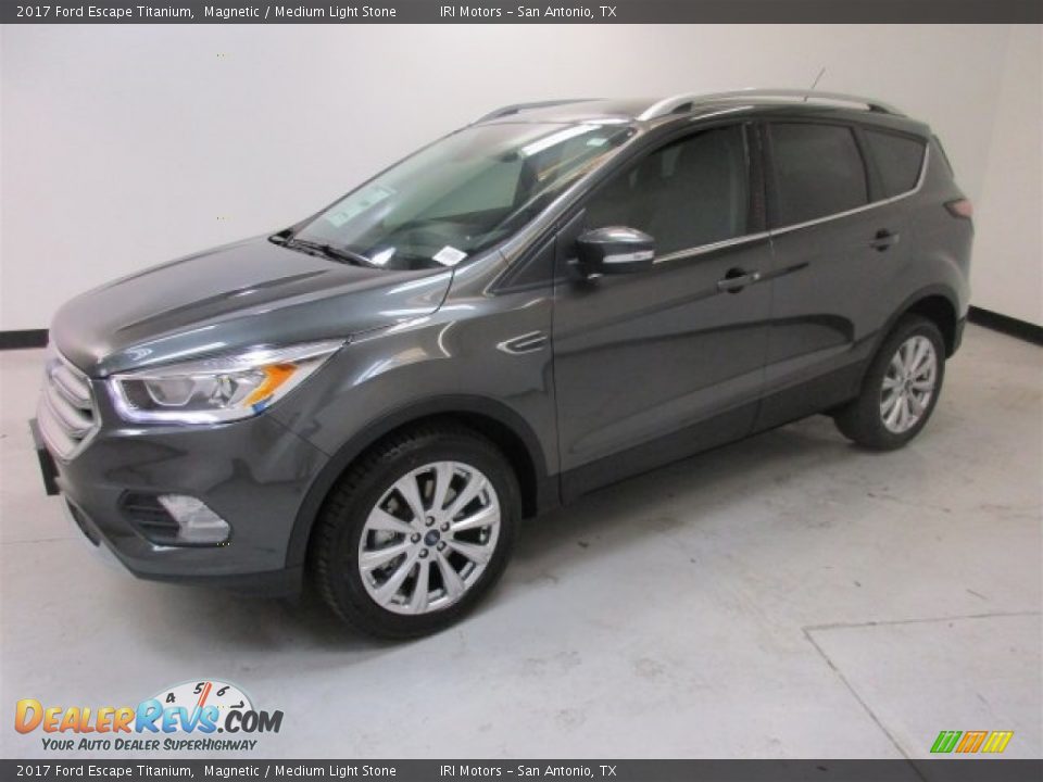 2017 Ford Escape Titanium Magnetic / Medium Light Stone Photo #3