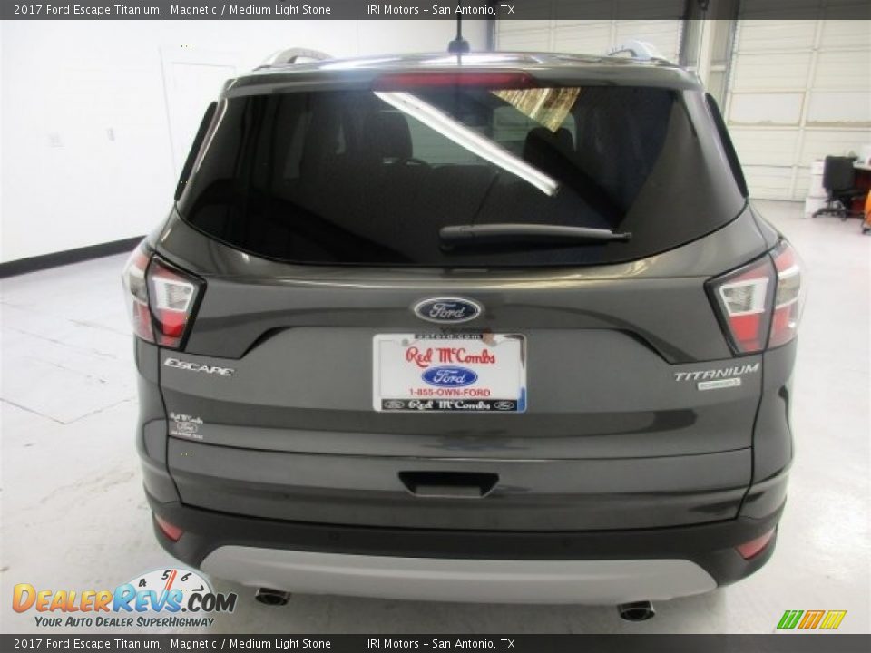 2017 Ford Escape Titanium Magnetic / Medium Light Stone Photo #6
