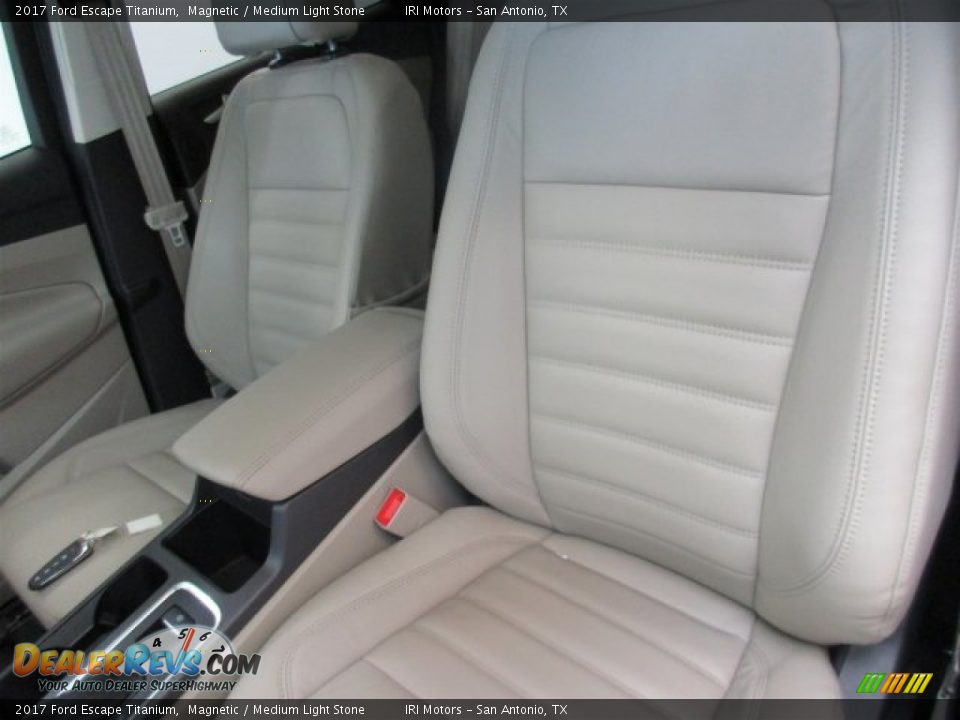 2017 Ford Escape Titanium Magnetic / Medium Light Stone Photo #9