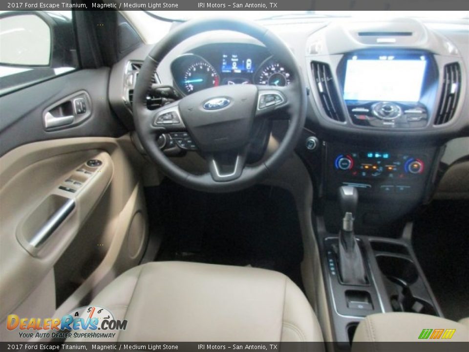 2017 Ford Escape Titanium Magnetic / Medium Light Stone Photo #11