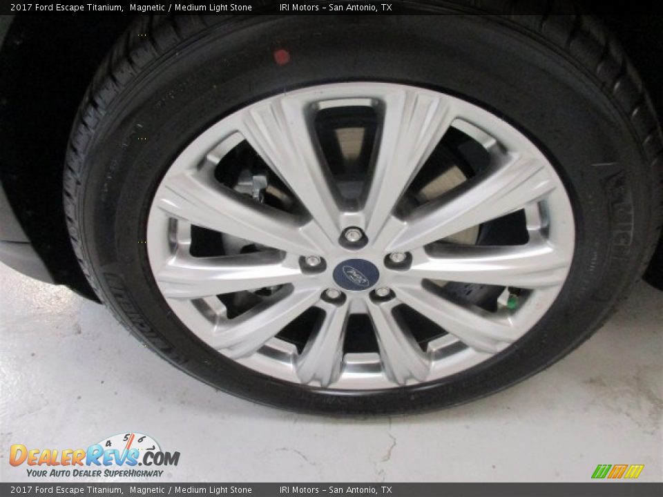 2017 Ford Escape Titanium Magnetic / Medium Light Stone Photo #12