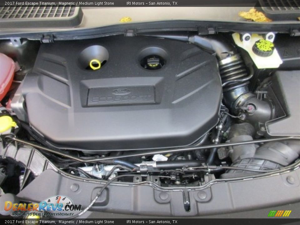 2017 Ford Escape Titanium Magnetic / Medium Light Stone Photo #13