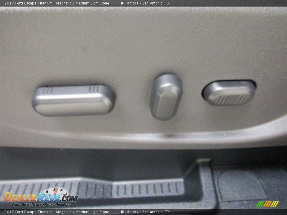 2017 Ford Escape Titanium Magnetic / Medium Light Stone Photo #18