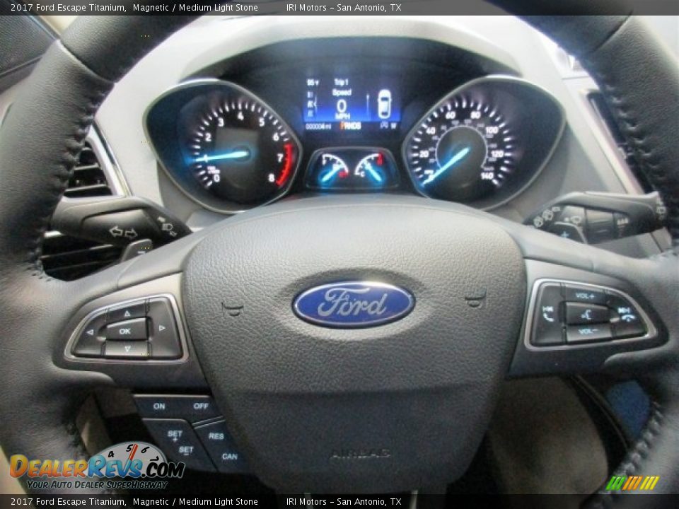 2017 Ford Escape Titanium Magnetic / Medium Light Stone Photo #20