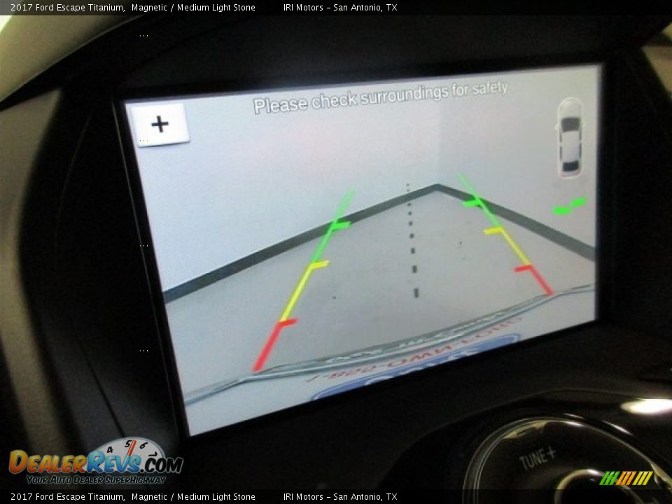 2017 Ford Escape Titanium Magnetic / Medium Light Stone Photo #22