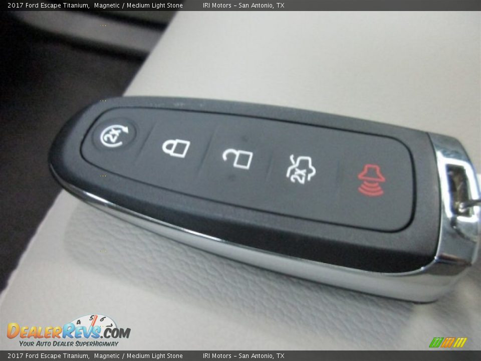 2017 Ford Escape Titanium Magnetic / Medium Light Stone Photo #24