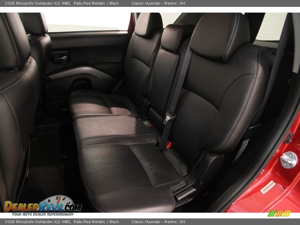 2008 Mitsubishi Outlander XLS 4WD Rally Red Metallic / Black Photo #12