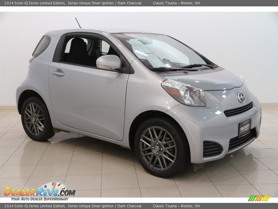 2014 Scion iQ Series Limited Edition Series Unique Silver Ignition / Dark Charcoal Photo #1