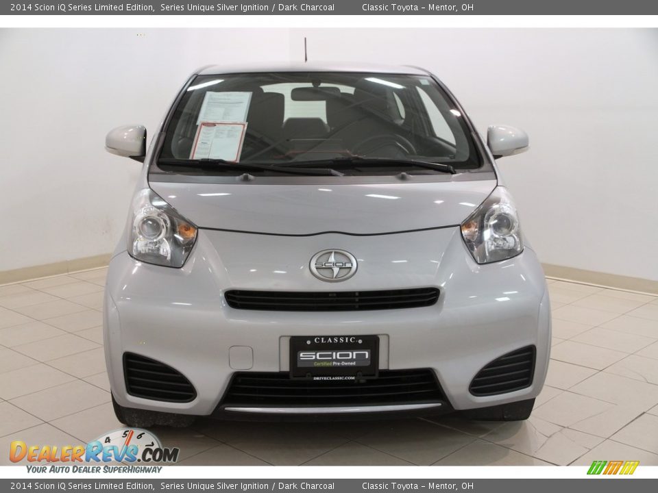 2014 Scion iQ Series Limited Edition Series Unique Silver Ignition / Dark Charcoal Photo #2