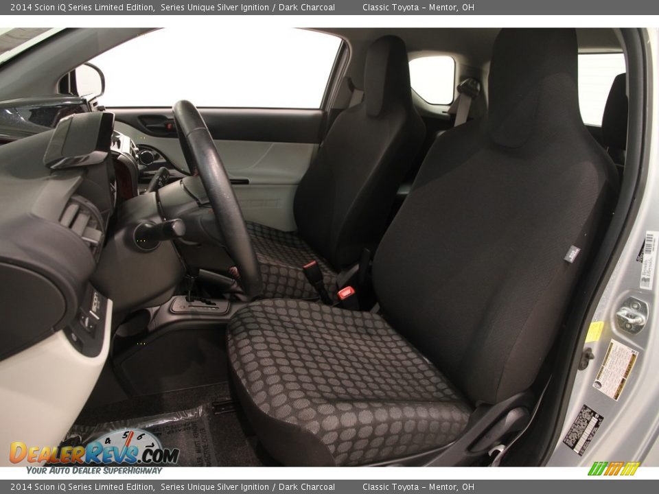 2014 Scion iQ Series Limited Edition Series Unique Silver Ignition / Dark Charcoal Photo #5