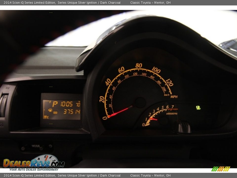 2014 Scion iQ Series Limited Edition Series Unique Silver Ignition / Dark Charcoal Photo #7