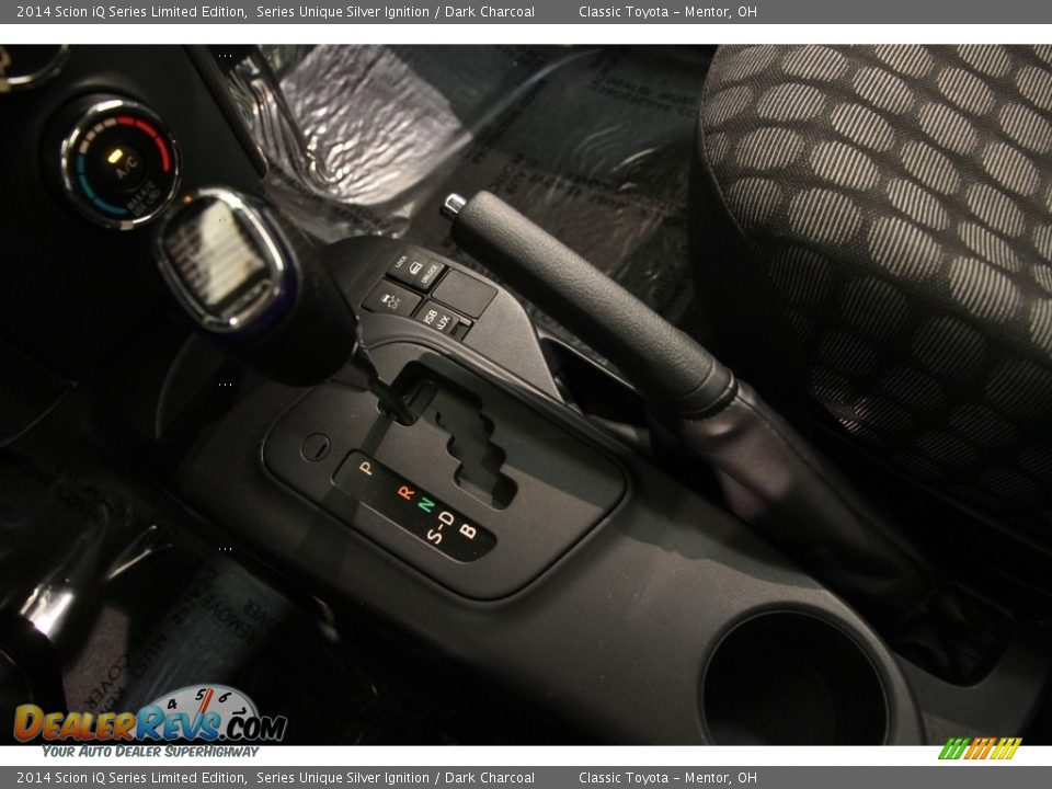 2014 Scion iQ Series Limited Edition Series Unique Silver Ignition / Dark Charcoal Photo #11