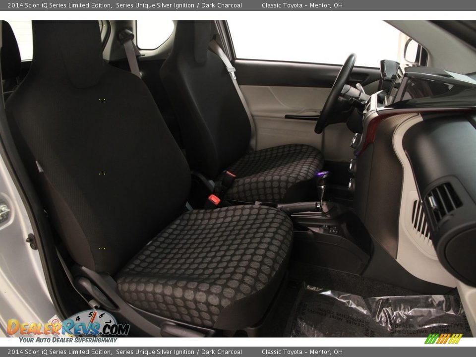 2014 Scion iQ Series Limited Edition Series Unique Silver Ignition / Dark Charcoal Photo #12