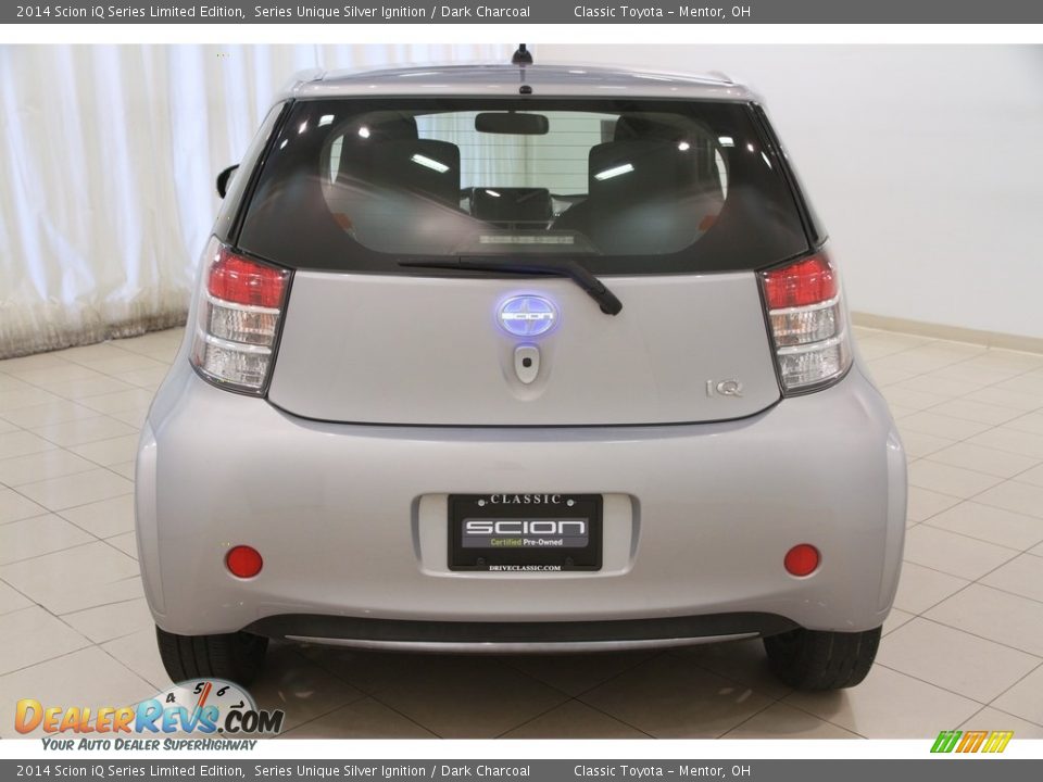 2014 Scion iQ Series Limited Edition Series Unique Silver Ignition / Dark Charcoal Photo #15