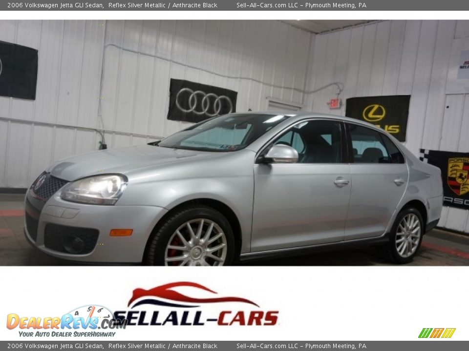 2006 Volkswagen Jetta GLI Sedan Reflex Silver Metallic / Anthracite Black Photo #1