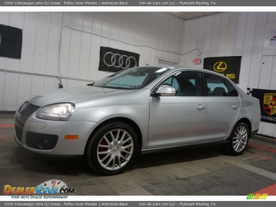 2006 Volkswagen Jetta GLI Sedan Reflex Silver Metallic / Anthracite Black Photo #2