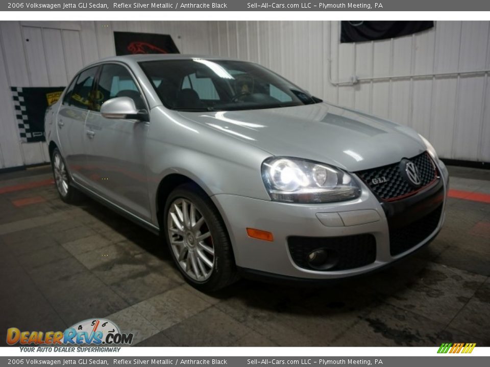 2006 Volkswagen Jetta GLI Sedan Reflex Silver Metallic / Anthracite Black Photo #5