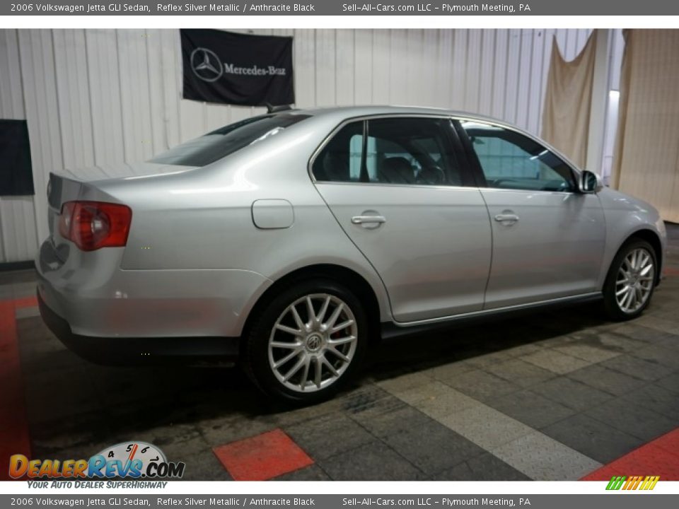 2006 Volkswagen Jetta GLI Sedan Reflex Silver Metallic / Anthracite Black Photo #7