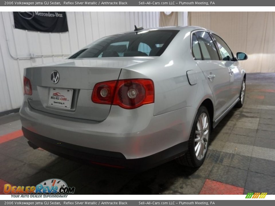 2006 Volkswagen Jetta GLI Sedan Reflex Silver Metallic / Anthracite Black Photo #8