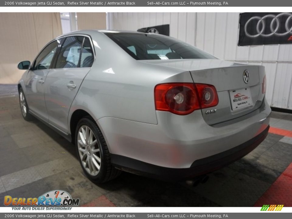 2006 Volkswagen Jetta GLI Sedan Reflex Silver Metallic / Anthracite Black Photo #10