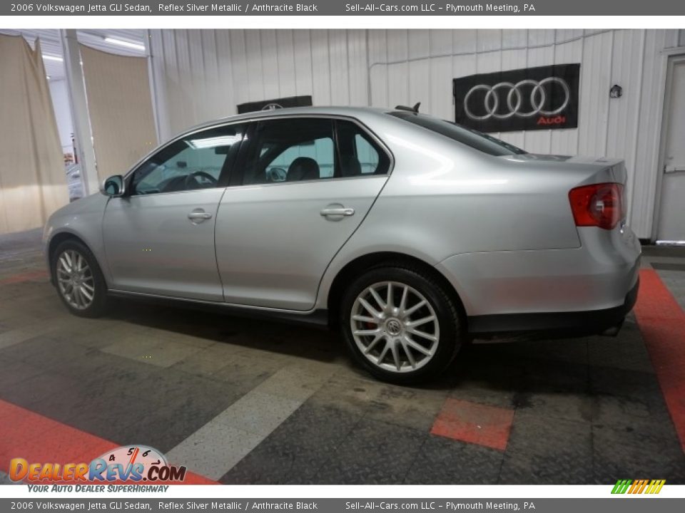 2006 Volkswagen Jetta GLI Sedan Reflex Silver Metallic / Anthracite Black Photo #11