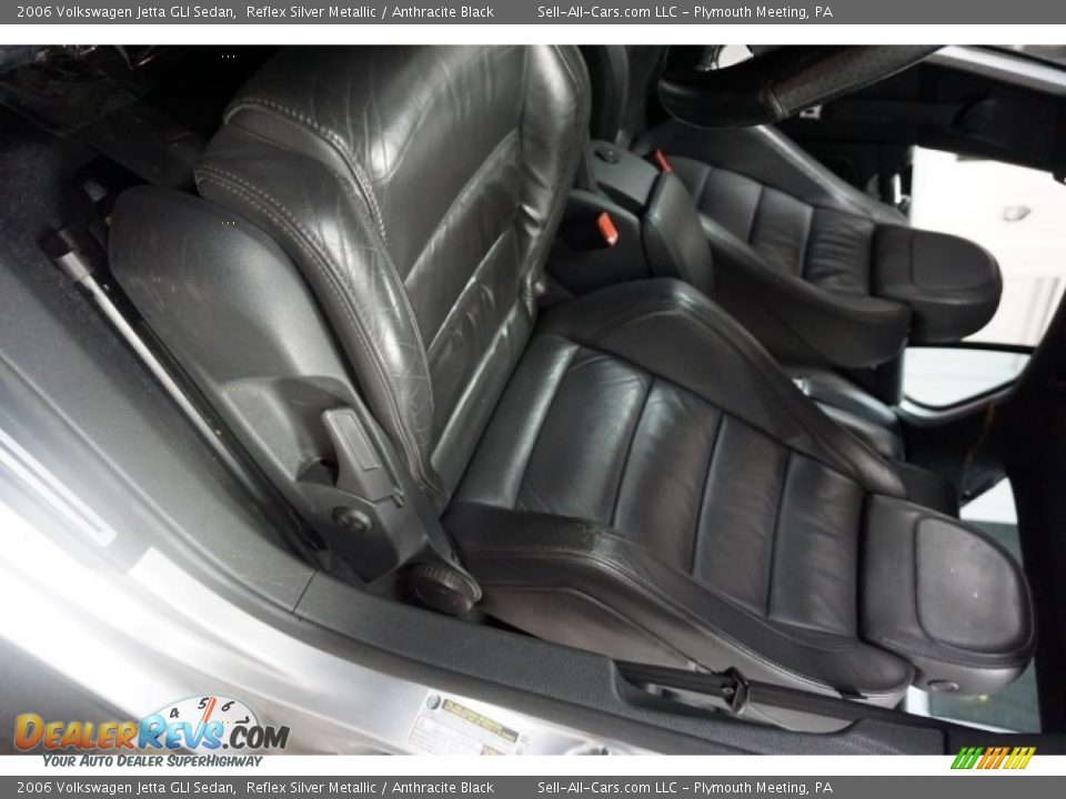 2006 Volkswagen Jetta GLI Sedan Reflex Silver Metallic / Anthracite Black Photo #23