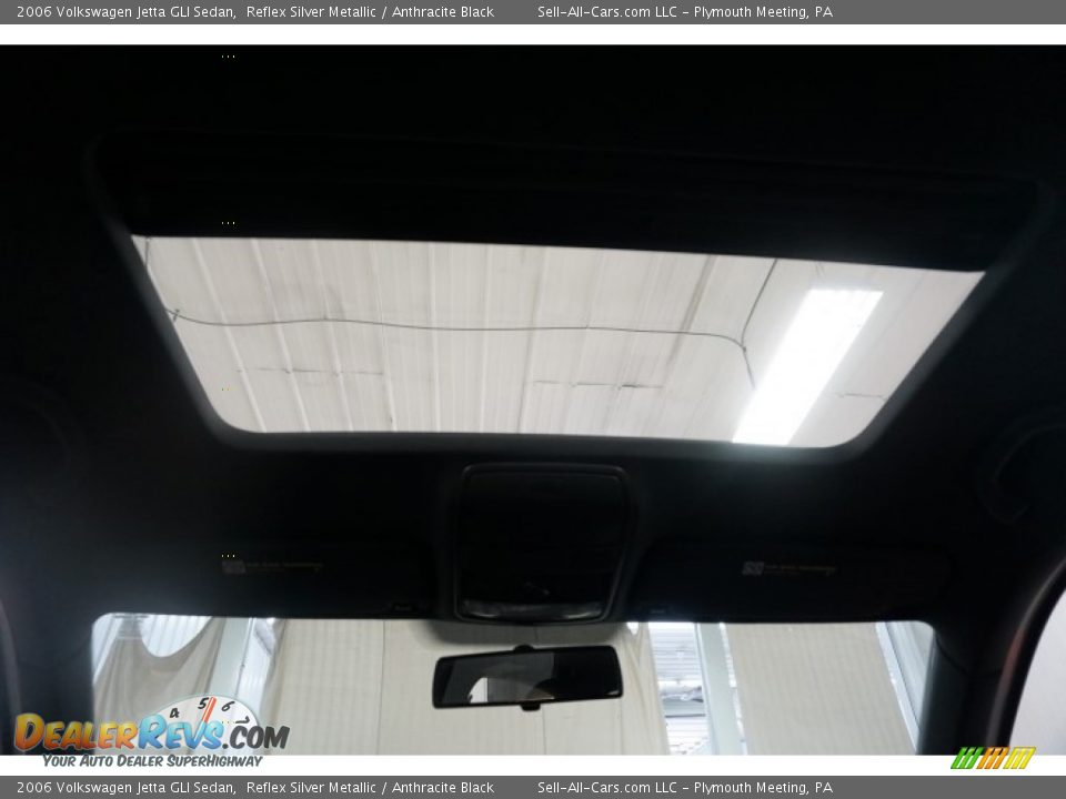 2006 Volkswagen Jetta GLI Sedan Reflex Silver Metallic / Anthracite Black Photo #25