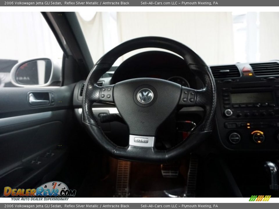 2006 Volkswagen Jetta GLI Sedan Reflex Silver Metallic / Anthracite Black Photo #30