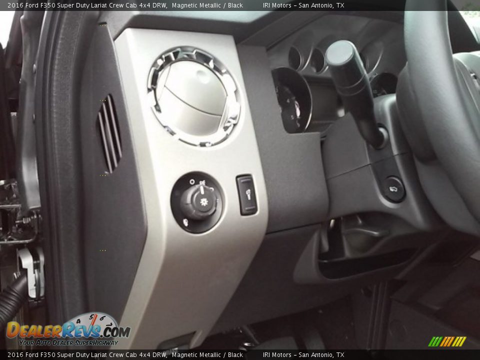 2016 Ford F350 Super Duty Lariat Crew Cab 4x4 DRW Magnetic Metallic / Black Photo #3