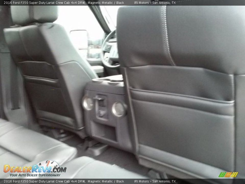 2016 Ford F350 Super Duty Lariat Crew Cab 4x4 DRW Magnetic Metallic / Black Photo #15