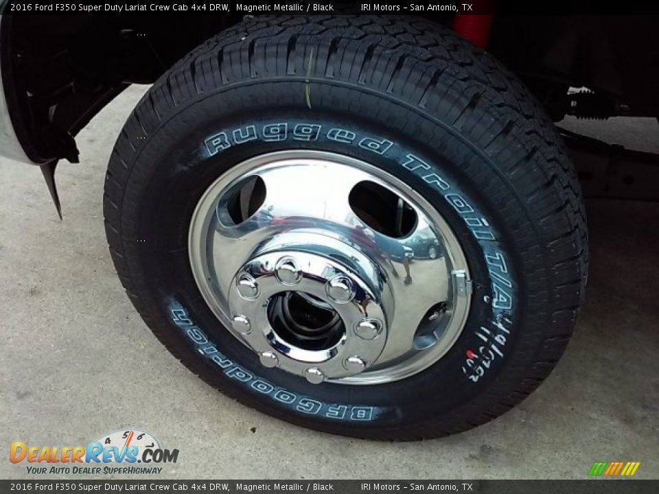 2016 Ford F350 Super Duty Lariat Crew Cab 4x4 DRW Magnetic Metallic / Black Photo #25