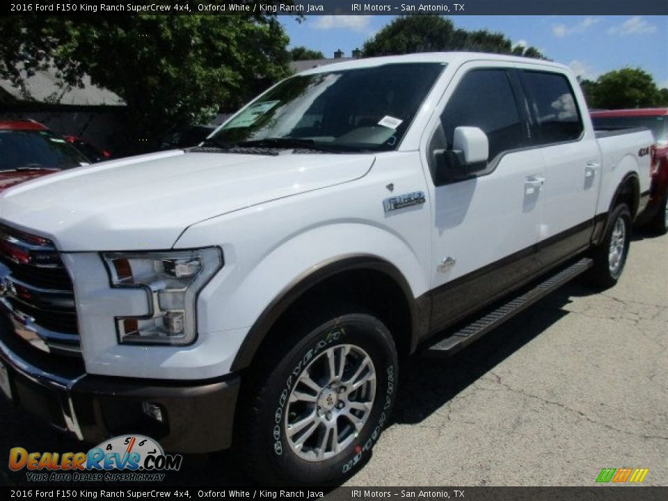 2016 Ford F150 King Ranch SuperCrew 4x4 Oxford White / King Ranch Java Photo #3