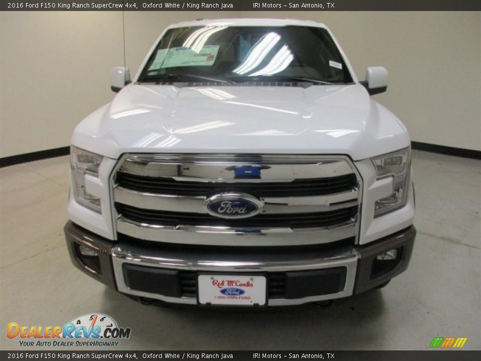 2016 Ford F150 King Ranch SuperCrew 4x4 Oxford White / King Ranch Java Photo #4