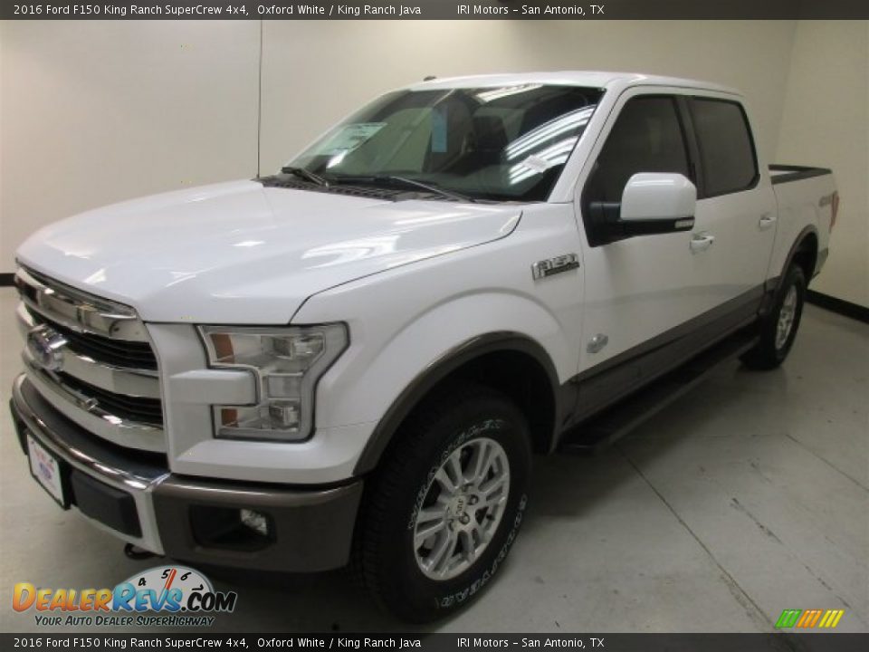 2016 Ford F150 King Ranch SuperCrew 4x4 Oxford White / King Ranch Java Photo #6