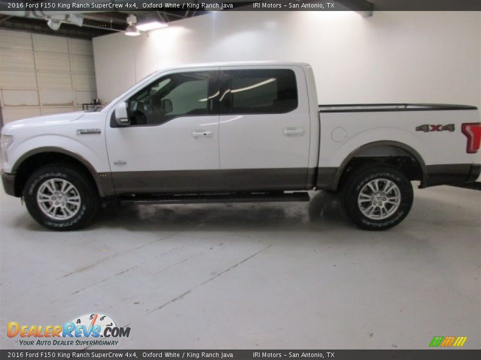 2016 Ford F150 King Ranch SuperCrew 4x4 Oxford White / King Ranch Java Photo #8