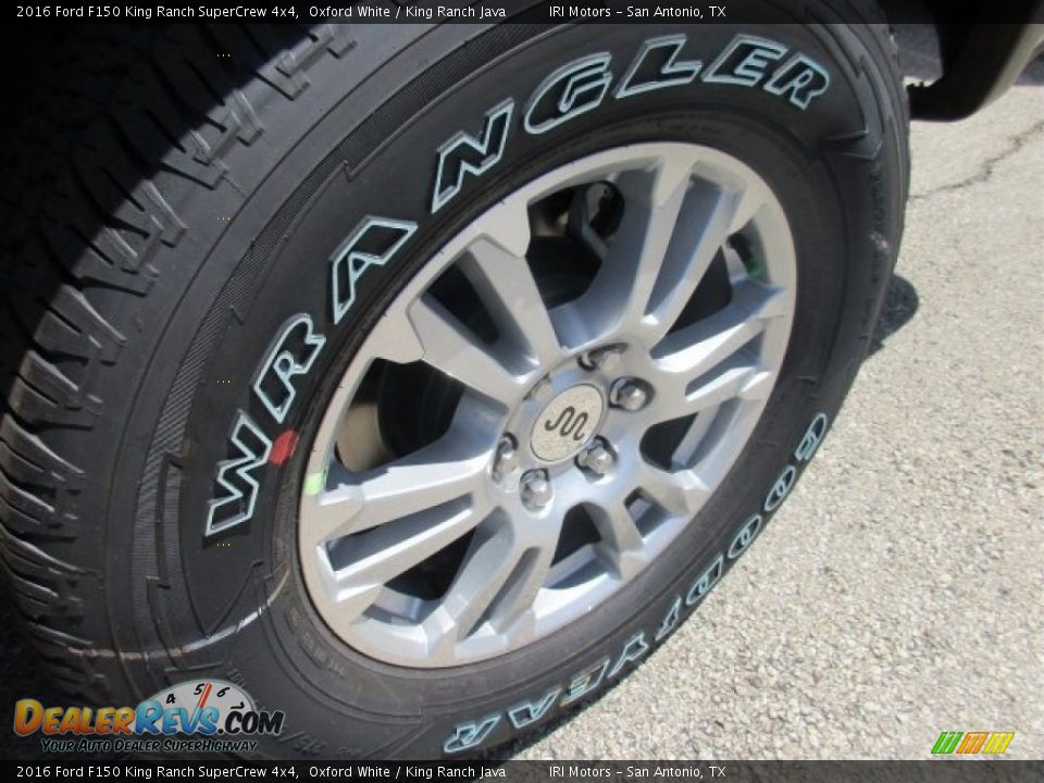 2016 Ford F150 King Ranch SuperCrew 4x4 Oxford White / King Ranch Java Photo #9