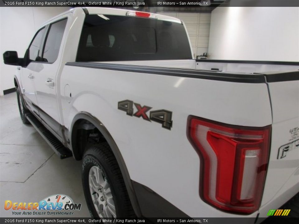 2016 Ford F150 King Ranch SuperCrew 4x4 Oxford White / King Ranch Java Photo #10