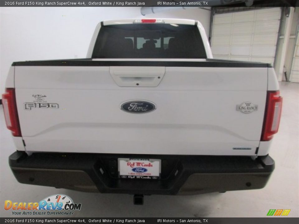 2016 Ford F150 King Ranch SuperCrew 4x4 Oxford White / King Ranch Java Photo #12